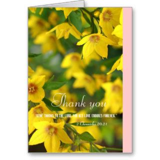 Thank you personalised christian card