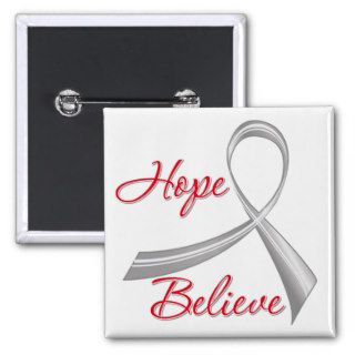 Brain Tumor   Hope Believe Pin