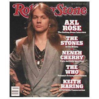 Rolling Stone Magazine # 558 August 10 1989 Axl Rose (Single Back Issue) Rolling Stone Books