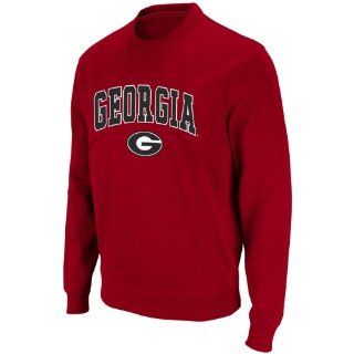 University of Georgia sweat shirt : Georgia Bulldogs Youth Arch Logo Crew Sweatshirt   Red : Sports Fan Sweatshirts : Sports & Outdoors