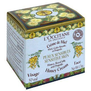 L'Occitane Face Cream, Honey, Royal Jelly and Propolis, Sensitive Skin, 1.7 oz (50 ml) : Facial Treatment Products : Beauty