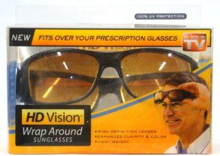 HD Vision Wrap Around Sunglasses, Black Frame (Pack of 2) : Sports Fan Sunglasses : Sports & Outdoors