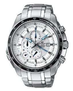 Casio EF 545D 7AVEF Mens Edifice White Steel Watch: Watches