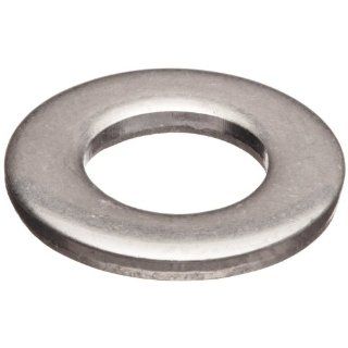 18 8 Stainless Steel Flat Washer, #8 Hole Size, 0.328" ID, 0.562" OD, 0.032" Nominal Thickness, Made in US (Pack of 50): Industrial & Scientific