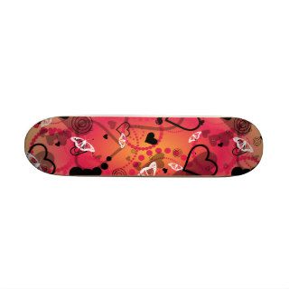 Heart Butterfly   Skateboard