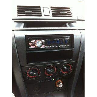 Metra 99 7504 Single DIN Installation Dash Kit for 2004 2009 Mazda 3  Black : Automotive Radio Accessories : Car Electronics