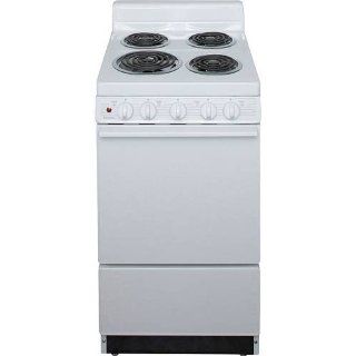 Premier 20 Inch Freestanding Electric Range (Color: White) EAK102OP: Kitchen & Dining