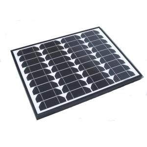 Nature Power 40 Watt Monocrystalline Solar Panel with Aluminum Frame 50042
