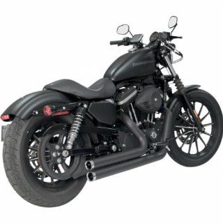 S&S Cycle Power Tune Sport Exhaust System   Black Ceramic , Color: Black 550 0231: Automotive