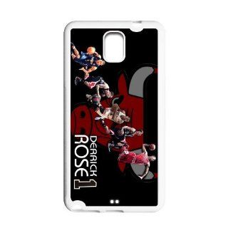 Personalized Case for Samsung Galaxy Note 3 N9000   Custom Chicago Bulls Derrick Rose Picture Hard Case LLN3 551: Cell Phones & Accessories