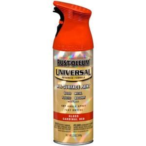 Rust Oleum Universal 12 oz. All Surface Gloss Cardinal Red Spray Paint (6 Pack) 245211