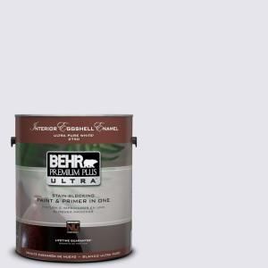 BEHR Premium Plus Ultra 1 Gal. #PPU16 6 Lilac Mist Eggshell Enamel Interior Paint 275001