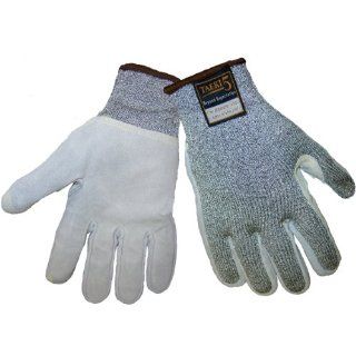 Global Glove TAK555LF Samurai Taeki 5 Liner Glove with Leather Face, Cut Resistant, Extra Large (Case of 72): Industrial & Scientific