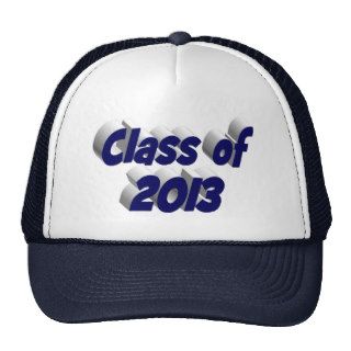 Class of 2013 3D Hat, Blue
