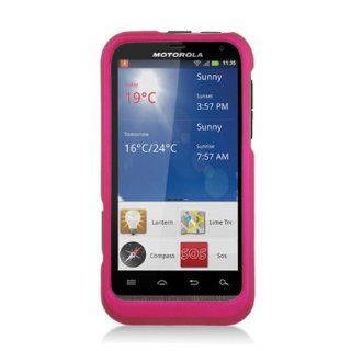 Aimo Wireless MOTXT556PCLP005 Rubber Essentials Slim and Durable Rubberized Case for Motorola Defy XT   Retail Packaging   Rose Pink: Cell Phones & Accessories