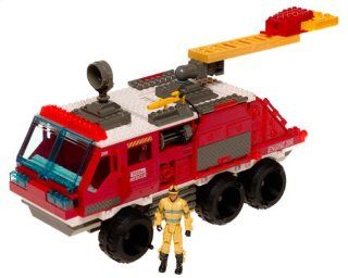 Tonka BTR Search & Rescue Rapid Response Fire Truck with Firefighter Building Set Toys & Games