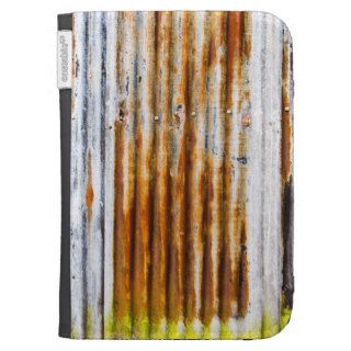 Colourful Corrugated Iron Fence Kindle Keyboard Covers