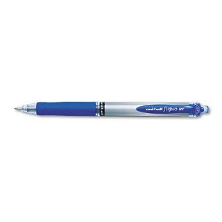uni ball Products   uni ball   Signo Gel RT Roller Ball Retractable Gel Pen, Blue Ink, Medium, Dozen   Sold As 1 Dozen   Combines the performance of a ballpoint with the glide of a roller ball.   Acid free gel ink.   Retractable point.   Soft rubber grip.: