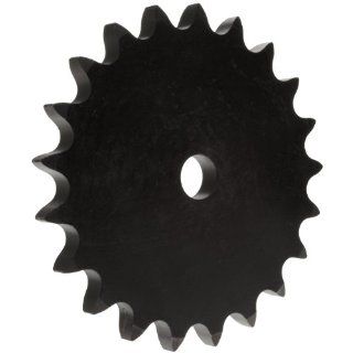 Martin Roller Chain Sprocket, Reboreable, Type A Hub, Double Pitch Strand, 2080/C2080 Chain Size, 2" Pitch, 24 Teeth, 0.938" Bore Dia., 8.2" OD, 0.575" Width: Industrial & Scientific