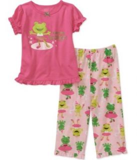 Child of Mine by Carters Girls' 2 Piece Pajama Set   Froggy Ballerina: Clothing