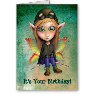 Birthday Card   Fairy Aviator