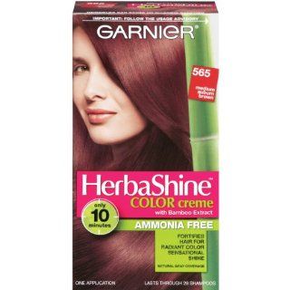 Garnier Herbashine Haircolor, 565 Medium Auburn Brown : Chemical Hair Dyes : Beauty
