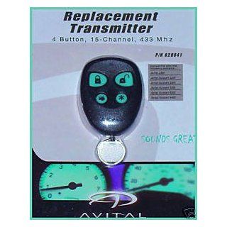 Avital 820041 4 Button Replacement Remote Control Transmitter : Vehicle Alarm Accessories : Car Electronics