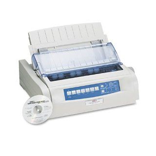 Oki   Microline 490 24 Pin Dot Matrix Printer   Sold As 1 Each   For high volume versatility in forms and correspondence, this 24 pin impact printer offers an ideal solution. : Everything Else