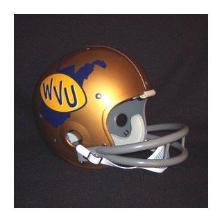 West Virginia Mountaineers 1973 78 Authentic Vintage Full Size Helmet : Football Helmets : Sports & Outdoors