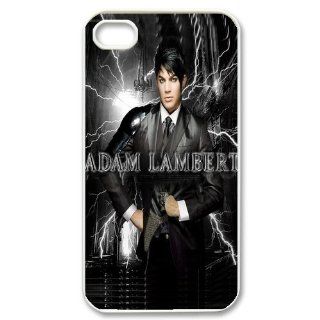 Custom Adam Lambert Cover Case for iPhone 4 4s LS4 589: Cell Phones & Accessories