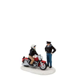 A new '56 Harley Davidson Figurine Snow Village Dept 56 Christmas Accessory   Holiday Collectible Buildings