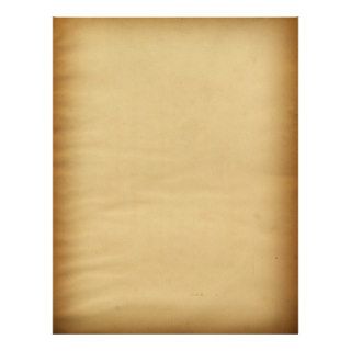 Old vintage blank, plain background paper letterhead