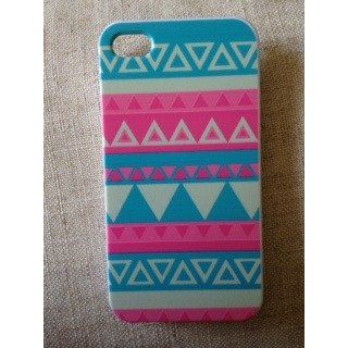 Highsound Triangle Striped Beauty Design Hard Back Shell Case Cover for Apple Iphone 4 4s: Cell Phones & Accessories