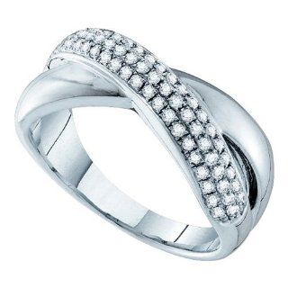 0.40CTW ROUND DIAMOND LADIES FASHION RING: Jewelry