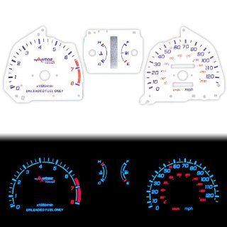 GG HOCRX9091120 8 0A, Dash Cluster Dashboard Reverse Indiglo El Glow Replacement Gauge White Face Indicator RPM Tach Mileage Fuel Level Water Temperature for Automatic AT Transmission: Automotive