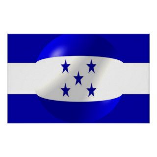 Honduras Flag Print