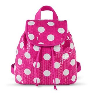 Xhilaration Girls Sequined Polkadot Backpack   Pink