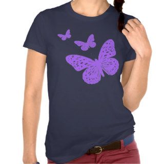 Beautiful Lavender Butterflies T shirts
