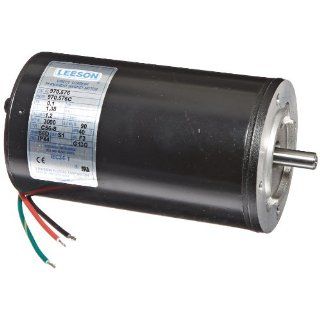 Leeson 970.576 Low Voltage Commercial DC Metric Motor, 56D Frame, B14 Mounting, 1/8HP, 3000 RPM, 90V Voltage: Electronic Component Motor Drives: Industrial & Scientific