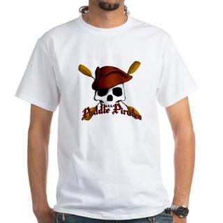 CafePress Paddle Pirates   Skullduggery White T Shirt