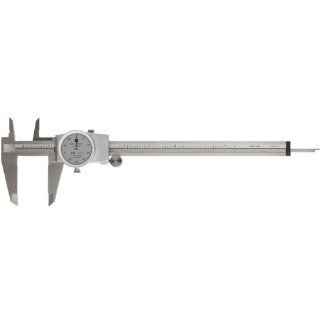 Brown & Sharpe 599 579 4 Dial Caliper, Stainless Steel, White Face, 0 6" Range, +/ 0.001" Accuracy, 0.001" Resolution, Meets DIN 862 Specifications: Brown And Sharpe Dial Caliper: Industrial & Scientific