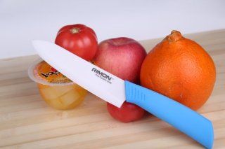 Rimon 6" 6 Inch Chef's Knife Kitchen Knife Fruit Knife Ceramic Knife Utility Knife (AZ601 BL): Paring Knives: Kitchen & Dining