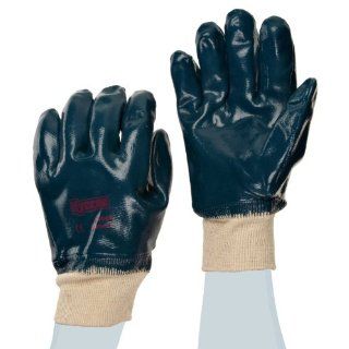 Ansell Hycron 27 602 Nitrile High Temperature Glove, Fully Coated on Jersey Liner, Large (Pack of 12 Pairs) Work Gloves