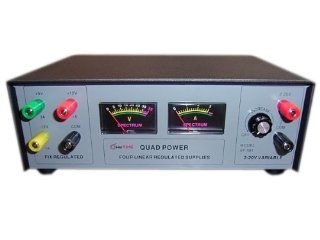 HeTest XP 581 Regulated DC Power Supply,4 DC Voltages Output,2 20V 2A: Electronics