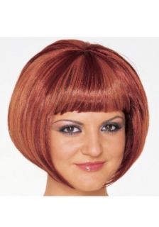 Mod Girl Wig   Natural Red: Clothing