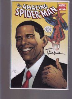 MARVEL THE AMAZING SPIDER MAN #583 2ND PRINTING DF VARIANT SIGNED BY TODD NAUCK : Everything Else