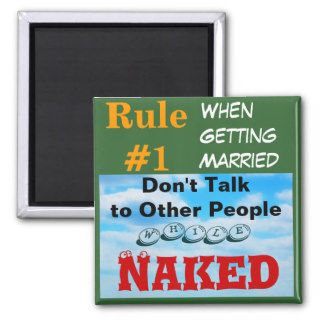 Funny Getting Married Quote Refrigerator Magnet