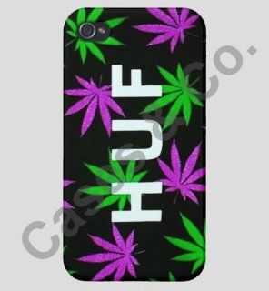Huf Plant Life iPhone 5 Case Marijuana Weed Leaf Black/Purple and Green Cases & Co.: Everything Else