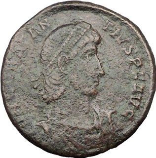 CONSTANTIUS II Constantine the Great son Big Ancient Roman Coin Horse man i32464: Everything Else