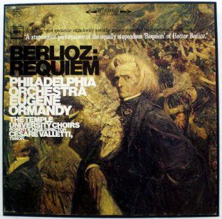 Berlioz: Requiem, Eugene Ormandy with Philadelphia Orchestra, Vinyl LP 2 Record Boxed Set: Music